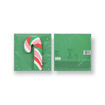 Picture of NAPKIN CANDY CANE 8 X 15.5CM - 20 PACK